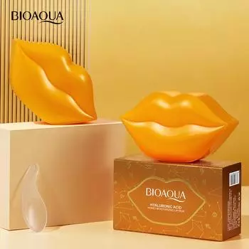 Увлажняющая маска для губ с медом и гиалуроновой кислотой, увлажняющая, осветляющая и осветляющая губ, цвет губ, уход за губами 20pcs/box