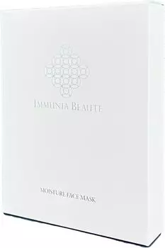 Увлажняющая маска для лица IMMUNIA BEAUTE Высокоувлажняющая тканевая маска Содержит гиалуроновую кислоту, витамин С и экстракт CICA Один раз в неделю для особого ухода и