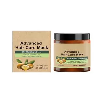 Увлажняющая маска для ухода за волосами Питательный уход за волосами Улучшает вьющиеся волосы Блестящие волосы Маска для волос One Size