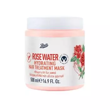 Увлажняющая маска для волос Boots Rose Water 500 мл. 500 ml.