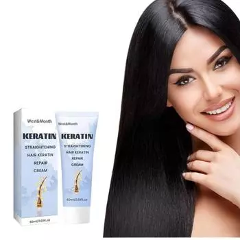 Увлажняющая маска для волос с протеином – глубокое кондиционирование поврежденных и сухих волос 60ml синий