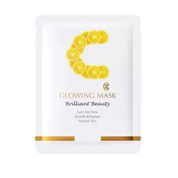 Увлажняющая маска Осветляющая Стимулирует выработку коллагена И Осветляет Тон Кожи Улучшает Тон Кожи И Глубоко Очищает3ML1шт One Size белый