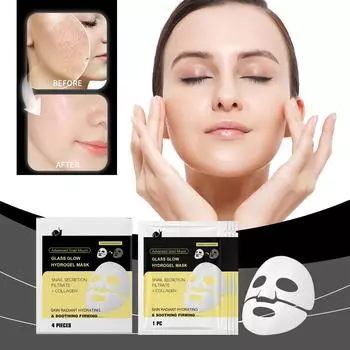 Увлажняющая маска с муцином, коллагеновая маска, укрепляющая кожу, против морщин, увлажняющая и питательная маска, 10 мл One Size