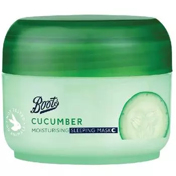 Увлажняющая ночная маска Boots Cucumber 100 мл. 100 ml.