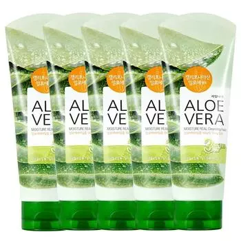 Увлажняющая очищающая пенка Kwailnara Aloe Vera, 5 шт., 150 мл