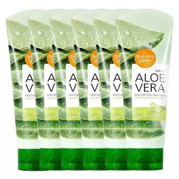 Увлажняющая очищающая пенка Kwailnara Aloe Vera, 6 шт., 150 мл