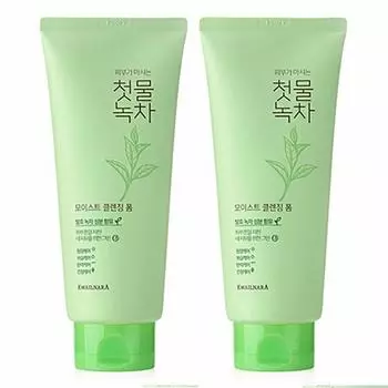 Увлажняющая очищающая пенка Kwailnara First Water Green Tea, 180 г, 2 шт.