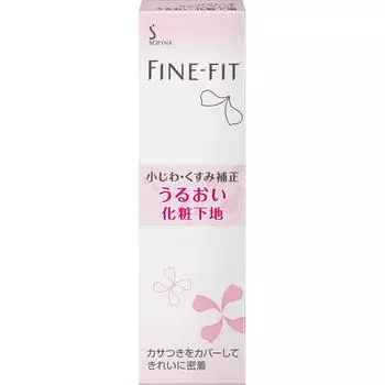 Увлажняющая основа под макияж FINE FIT Moist Makeup Base 25G от Kao Sofina. Способ применения: Нанесите на все лицо.. Рекомендуемое количество] 8 мм Основа под макияж