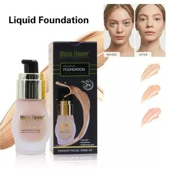 Увлажняющая основа, тональный крем телесного цвета, крем для макияжа, полное покрытие, консилер для лица 1