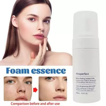 Увлажняющая, осветляющая, питающая кожу, контролирующая жирность кожи, отбеливающая пена 100 мл One Size белый