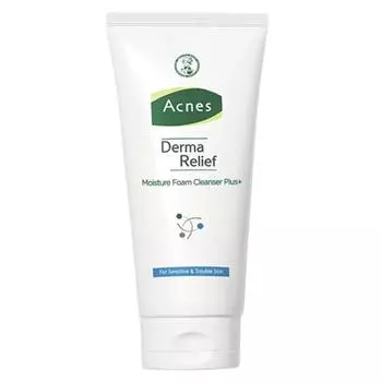 Увлажняющая пенка для умывания Acnes DermaRelief Moisture Foam Cleanser Plus, 1 шт., 300 мл