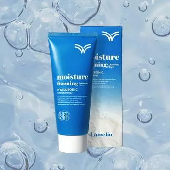 Увлажняющая пенящаяся очищающая пенка с гиалуроновой кислотой 100 мл