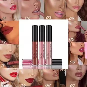 Увлажняющая помада с кремовой текстурой, блеск для губ, мягкий матовый крем для губ, гладкая увлажняющая помада