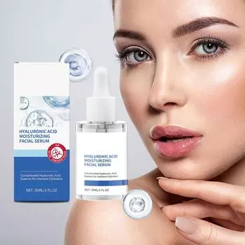 Увлажняющая сыворотка для лица с гиалуроновой кислотой восстанавливает кожный барьер и омолаживает лицо 30 мл One Size