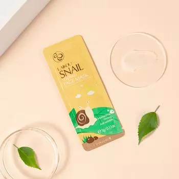 Увлажняющая увлажняющая ночная маска для ухода за кожей с улиткой в пакетиках 3g