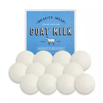Увлажняющее косметическое мыло Shower Mate с козьим молоком 90 г * 12 шт.