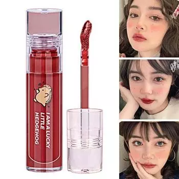 Увлажняющее масло для сияния губ Увлажняющий блеск для губ с большой кисточкой Длительное увлажнение Точное нанесение Бальзам для губ Уход за губами