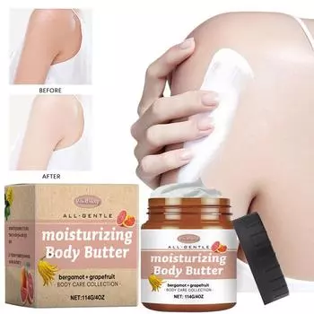 Увлажняющее масло для тела с ароматом бергамота и грейпфрута Увлажняющее и увлажняющее масло для тела 114g