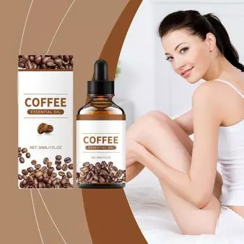 Увлажняющее масло для тела с кофе, массажное увлажняющее, укрепляющее и нежное масло для ухода за кожей 30 мл One Size