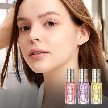 Увлажняющее масло для волос с освежающим ароматом, длительным эффектом и восстановлением волос, идеально подходит для всех типов волос розовый