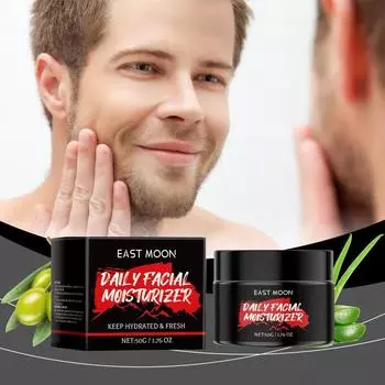 Увлажняющее очищающее средство для лица, Мягкое очищение лица, Освежающее и комфортное увлажнение, Густая пена для омоложения кожи, Для мужчин 50g