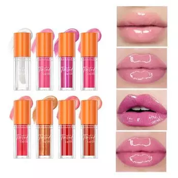 Увлажняющее осветляющее масло для губ Увлажняющий блеск для губ Зеркальное масло для губ Макияж для губ