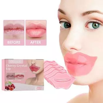 Увлажняющее покрытие для губ, уютное увлажняющее отшелушивающее средство для восстановления губ, экстракт вишни, желе с коллагеном для губ