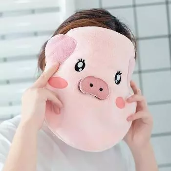 Увлажняющее полотенце для лица с животным рисунком, дышащий полиэстер, снимает раздражение, спа-полотенце для лица для E
