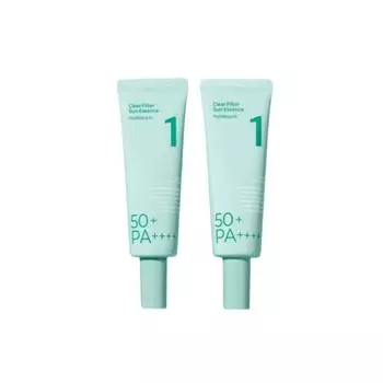 [Увлажняющее успокаивающее] Успокаивающий солнцезащитный крем Cheongcho Number 1 с прозрачной водой, 50 мл + 50 мл, план Duo (SPF50 + ПА++++)