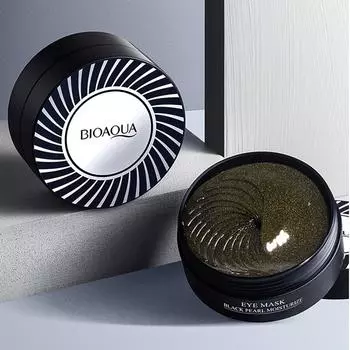 Увлажняющие и увлажняющие маски для глаз Black Pearl 30 пар/бутылка чёрный