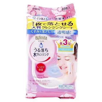 Увлажняющие очищающие салфетки Bifesta, 1 шт., 46 шт.