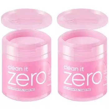 Увлажняющие тонер-диски Clean It Zero Pink 235 мл, 70 шт., 2 шт.