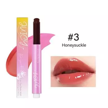 Увлажняющий бальзам для губ, бальзам для губ, меняющий цвет, стойкий блеск для губ, успокаивающий и защищающий губы, бальзам для губ для женщин и девушек, сухие губы One Size чёрный