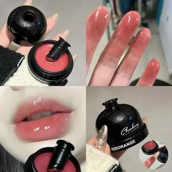Увлажняющий бальзам для губ Bell Canned Rose Berry Clear Mirror Lip Gloss Увлажняющий антипригарный натуральный мягкий макияж для губ с кисточкой