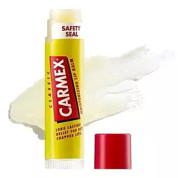 Увлажняющий бальзам для губ Carmex Classic Stick, корейская косметика