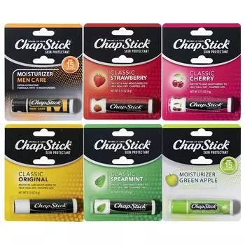 Увлажняющий бальзам для губ Chapstick Lip Care, вишня, 4 г, 1 шт.