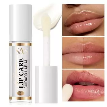 Увлажняющий бальзам для губ длительного действия, разглаживает морщины на губах, придает объем губам для женщин #01