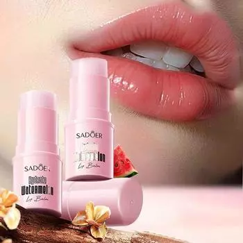 Увлажняющий бальзам для губ с арбузом и ниацином увлажняет и питает губы, осветляет губы и предотвращает сухость. Подходит для всех типов кожи 4.5g