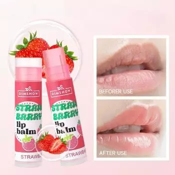 Увлажняющий бальзам для губ с фруктовым вкусом, питательный, мужской, студенческий, увлажняющий, осветляющий, молочко для губ