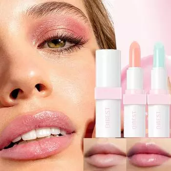 Увлажняющий бальзам для губ с теплым эффектом Двойной увлажняющий бальзам для губ предотвращает сухость, разглаживает морщины на губах, подтягивает, увлажняет и не оставляет жирного блеска