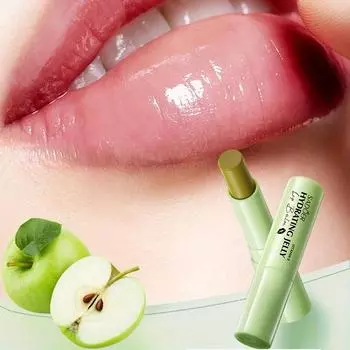 Увлажняющий бальзам для губ с желеобразным вкусом «Зеленое яблоко» Глубоко увлажняющий увлажняющий бальзам для губ Витамин Е и растительный сквалан улучшают состояние сухих и грубых губ 3g