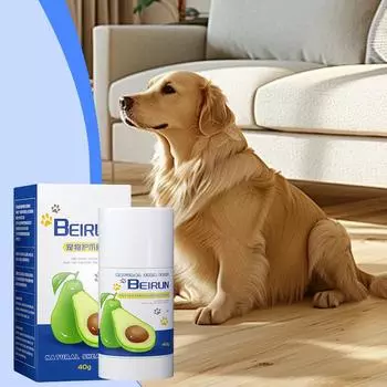 Увлажняющий бальзам для собачьих лапок, воск для собачьих лапок, натуральный увлажняющий крем 40 г, бальзам для носа и лапок, успокаивающий лапки, эффективный уход за лапками домашних животных CHINA