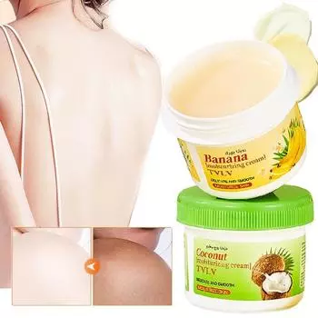 Увлажняющий бананово-кокосовый крем Увлажняющий отшелушивающий увлажняющий крем Подходит для всех типов кожи banana