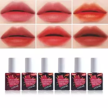 Увлажняющий блеск для губ и щек, матовый, стойкий цвет, легко наносится, насыщенный пигментом оттенок для губ