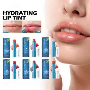 Увлажняющий блеск для губ с насыщенными цветами, длительный увлажняющий, пухлый бальзам для губ, противосухая питательная помада для макияжа, модная женская косметика