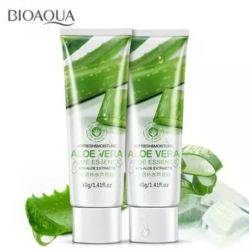 Увлажняющий гель алоэ вера, контроль жирности, гидратация, сужение пор, гель от черных точек, лечение акне, уход за кожей 40g