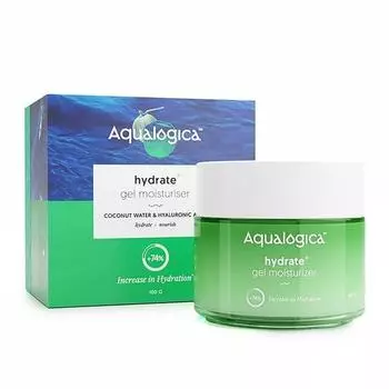 Увлажняющий гель Aqualogica Hydrate+ с кокосовой водой и гиалуроновой кислотой для дня и ночи для мужчин и женщин - для нормальной, сухой и комбинированной кожи - 100 г