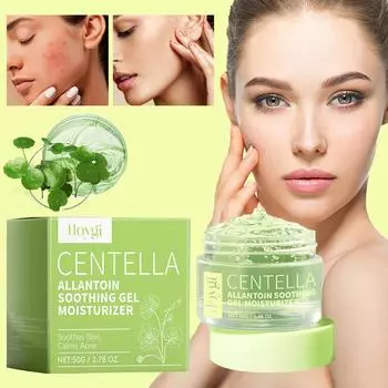 Увлажняющий гель Centella Asiatica удерживает влагу, увлажняет, успокаивает и смягчает кожу лица Уход за кожей и увлажняющий гель 50g