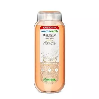 Увлажняющий гель для душа Mamaearth Rice Water с рисовой водой и увлажняющим ароматом лилии для гладкой, как стекло, кожи - 275 мл