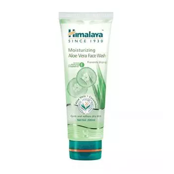 Увлажняющий гель для умывания с Алоэ (100 мл), Aloe Vera Face Wash, Himalaya 6.1375
